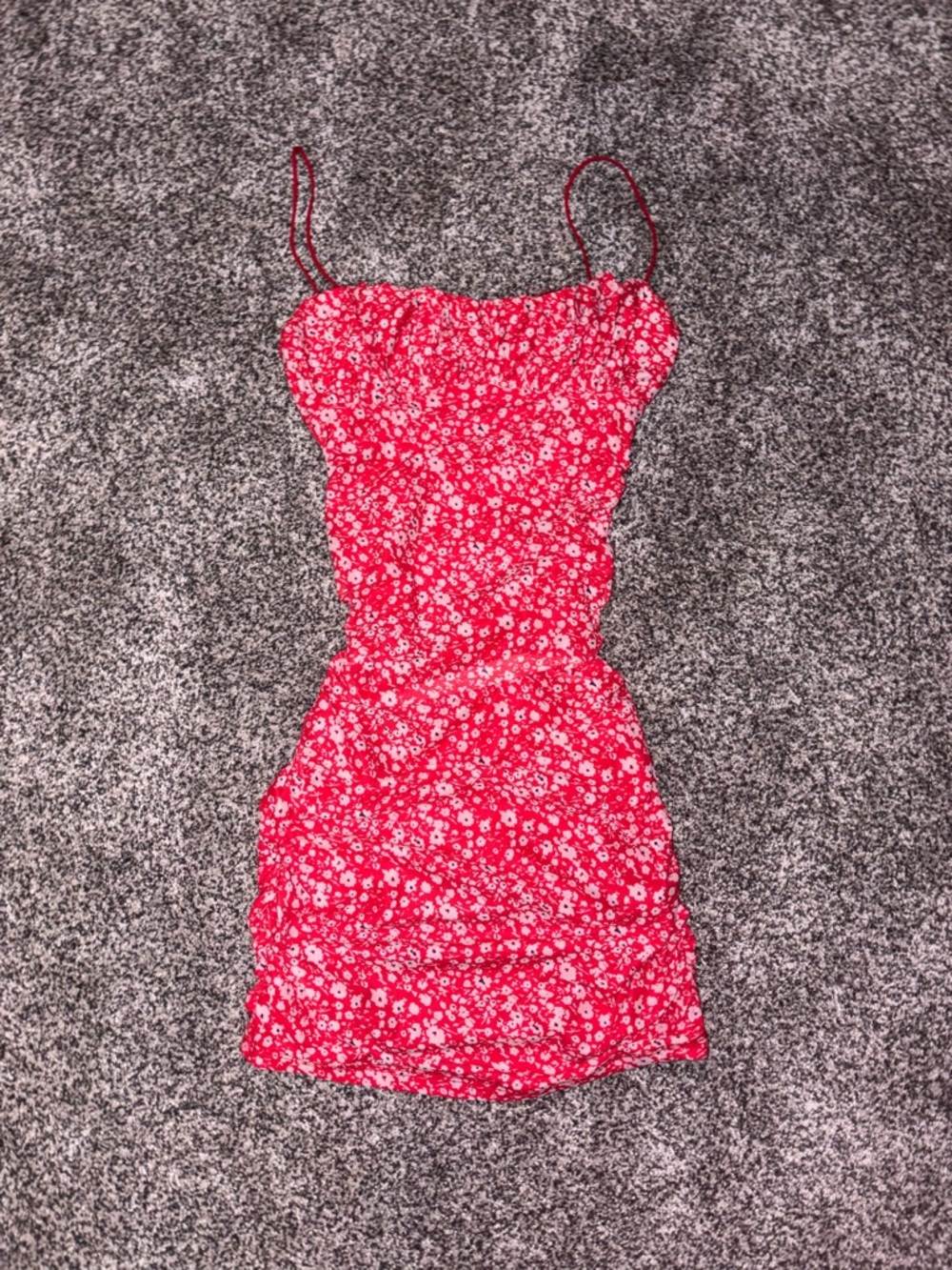 Hello Molly Red Floral Cami Mini Dress